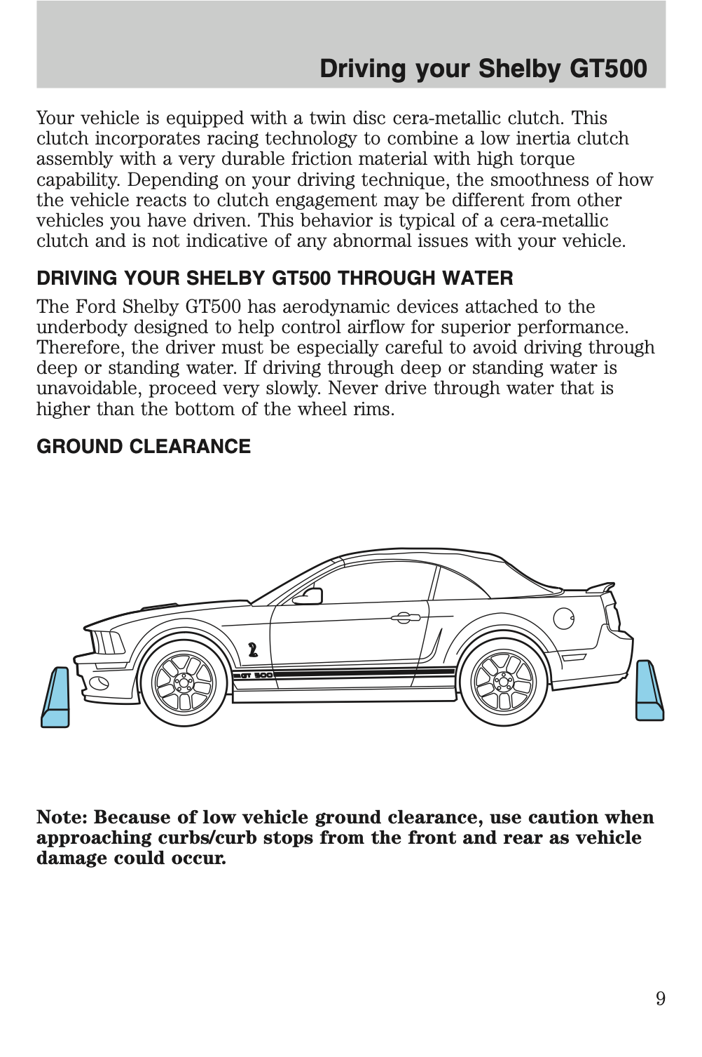 2008 Ford Shelby GT500 Owner's Manual Supplement | English