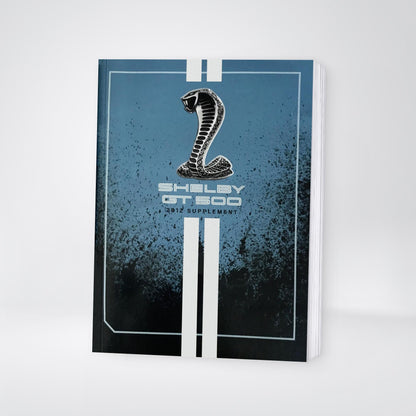 2012 Ford Shelby GT500 Supplement Manual | English