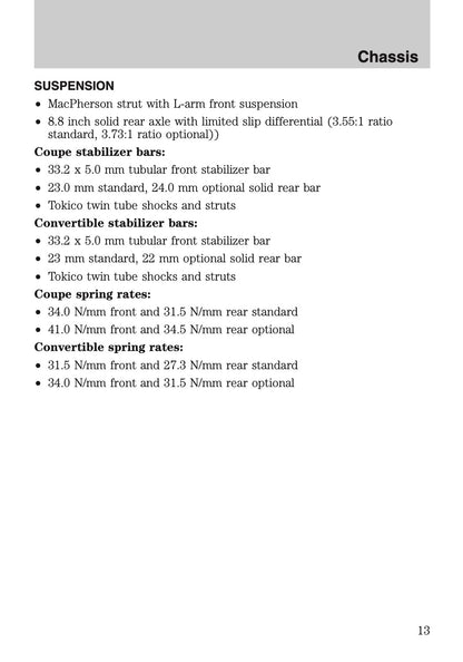 2012 Ford Shelby GT500 Supplement Manual | English