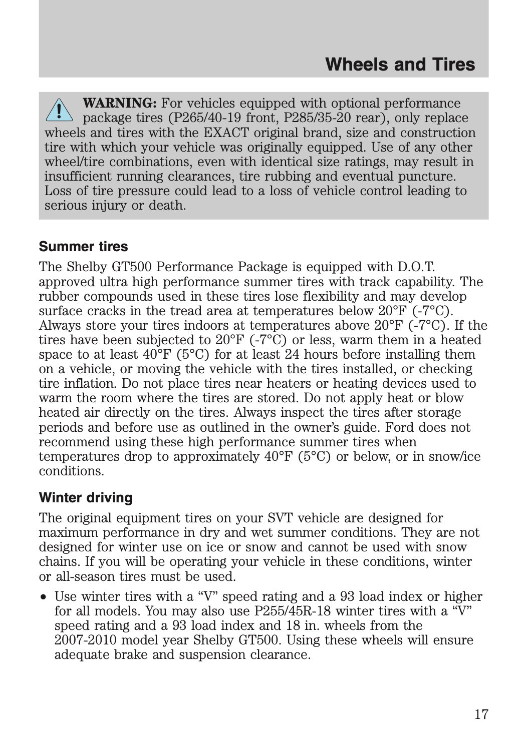 2012 Ford Shelby GT500 Supplement Manual | English