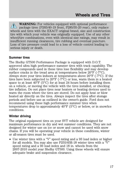 2012 Ford Shelby GT500 Supplement Manual | English