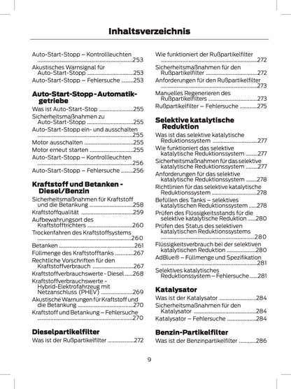 2024 Ford Tourneo Custom/Transit Custom Owner's Manual | German