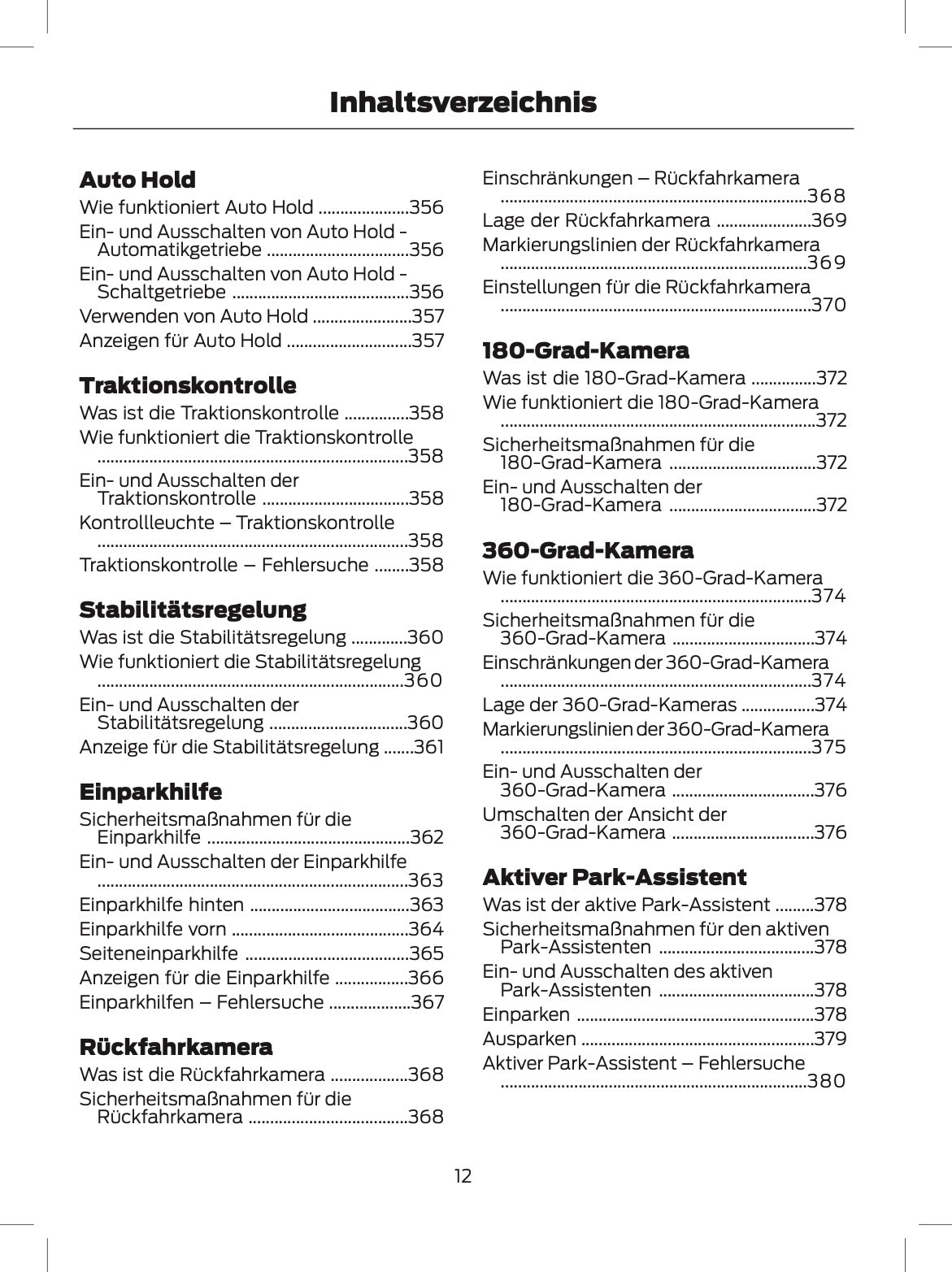 2024 Ford Tourneo Custom/Transit Custom Owner's Manual | German