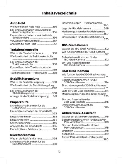 2024 Ford Tourneo Custom/Transit Custom Owner's Manual | German
