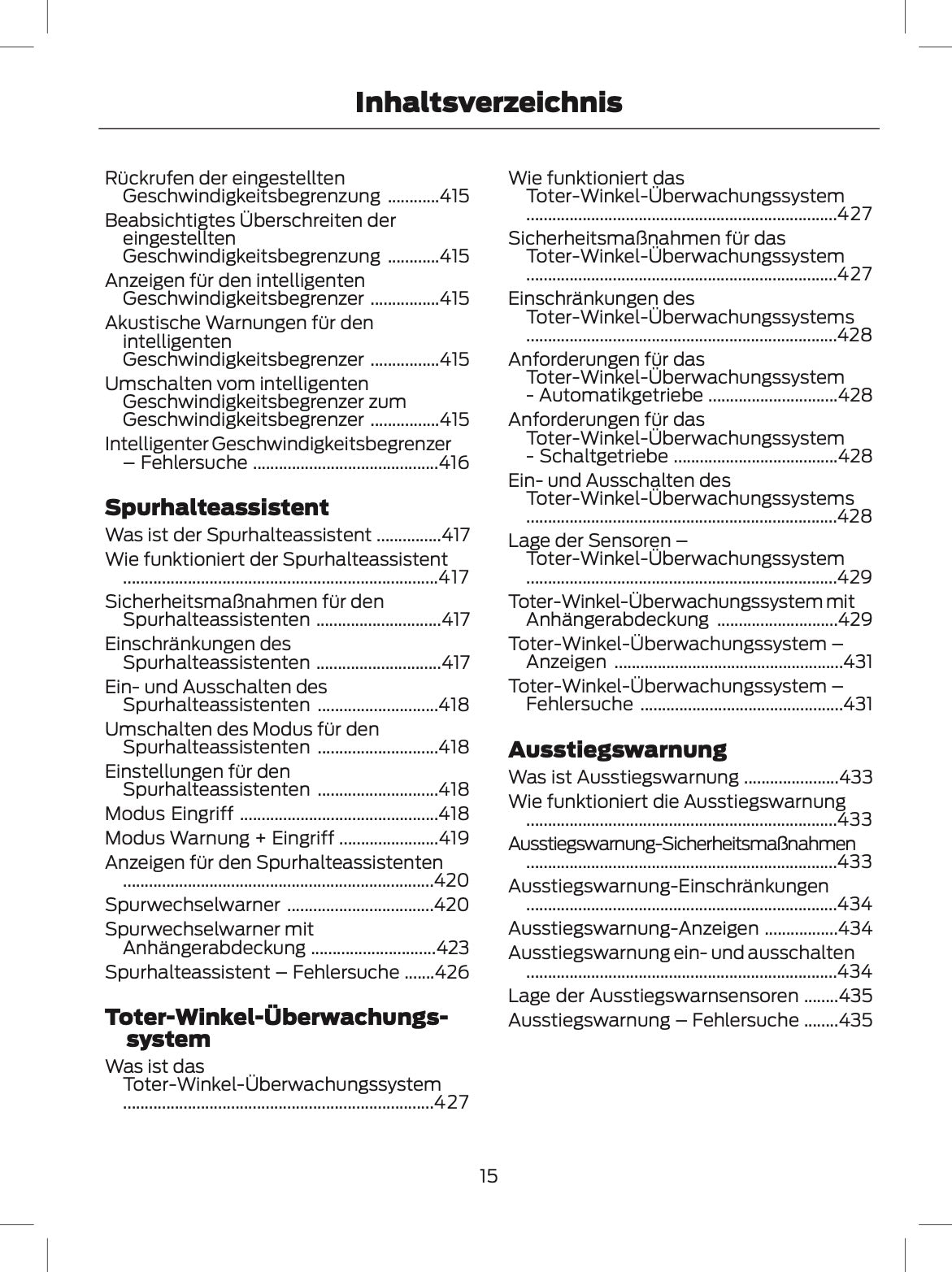 2024 Ford Tourneo Custom/Transit Custom Owner's Manual | German