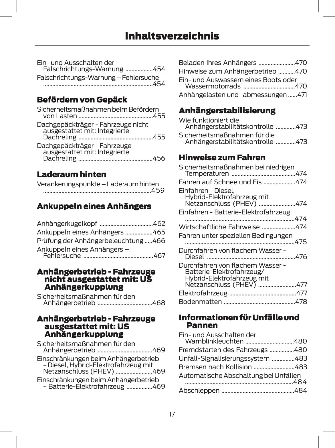 2024 Ford Tourneo Custom/Transit Custom Owner's Manual | German