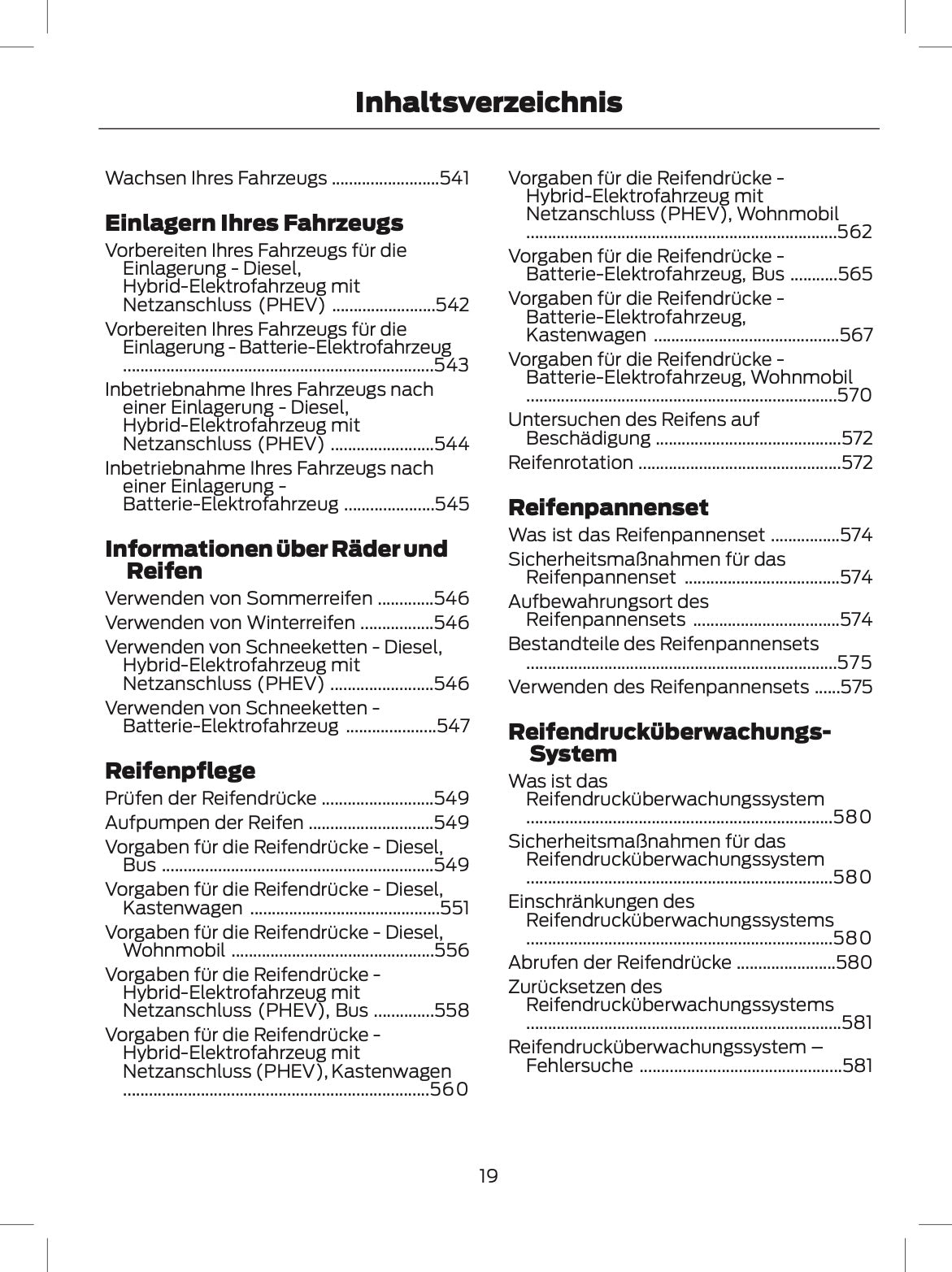 2024 Ford Tourneo Custom/Transit Custom Owner's Manual | German