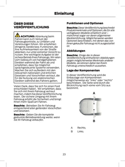 2024 Ford Tourneo Custom/Transit Custom Owner's Manual | German