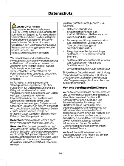 2024 Ford Tourneo Custom/Transit Custom Owner's Manual | German