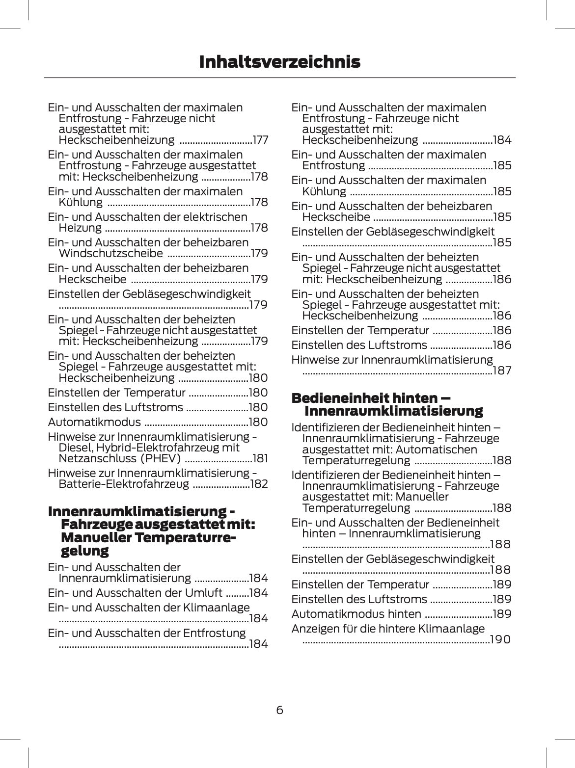 2024 Ford Tourneo Custom/Transit Custom Owner's Manual | German
