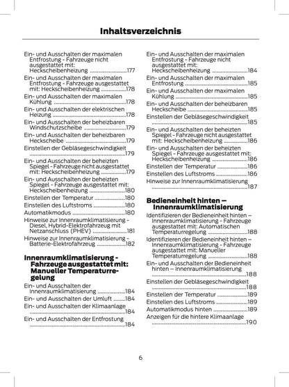 2024 Ford Tourneo Custom/Transit Custom Owner's Manual | German