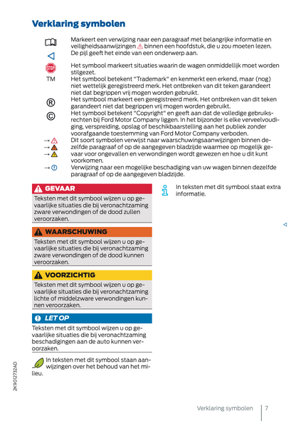 2024-2025 Ford Tourneo Connect/Transit Connect Plug-in-Hybrid Gebruikershandleiding | Nederlands