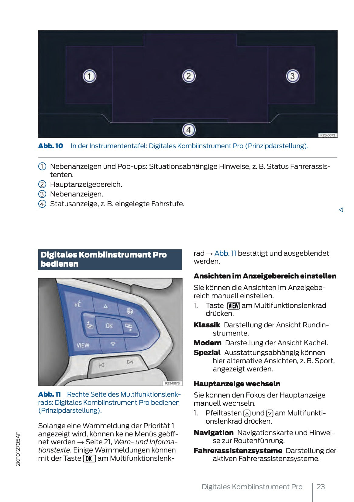 2024-2025 Ford Tourneo Connect/Transit Connect Owner's Manual | German