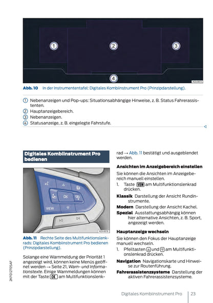 2024-2025 Ford Tourneo Connect/Transit Connect Owner's Manual | German