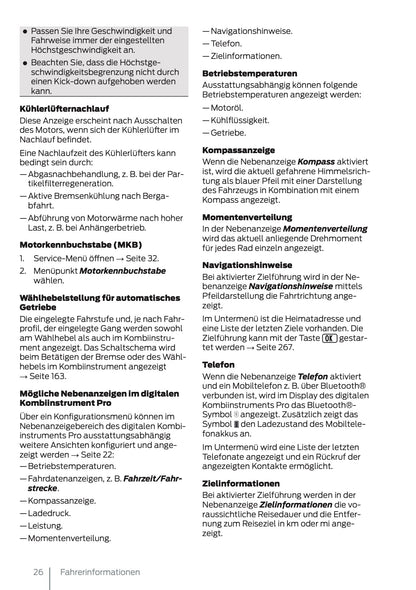 2024-2025 Ford Tourneo Connect/Transit Connect Owner's Manual | German