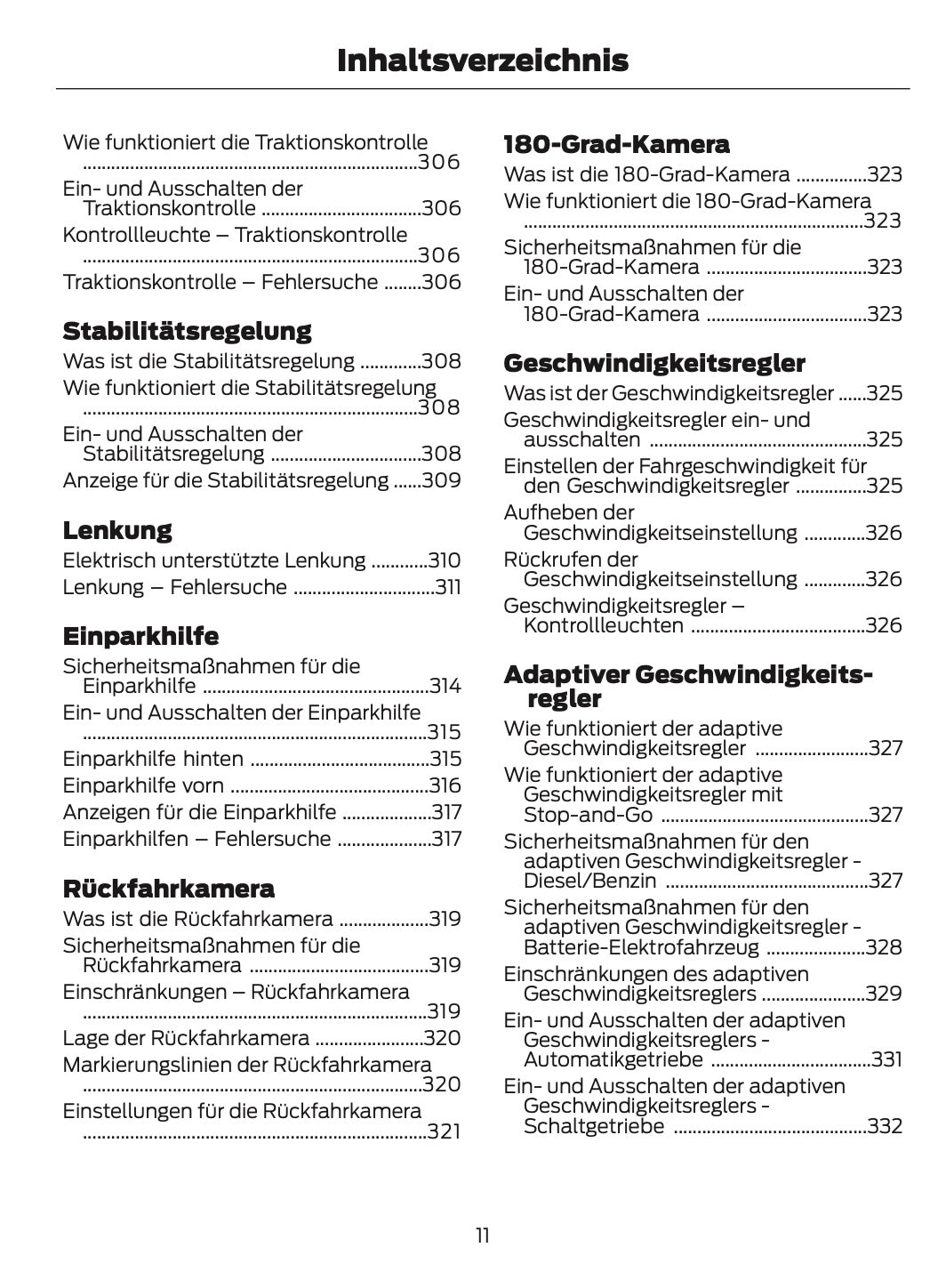 2024-2025 Ford Tourneo Courier/Transit Courier Owner's Manual | German