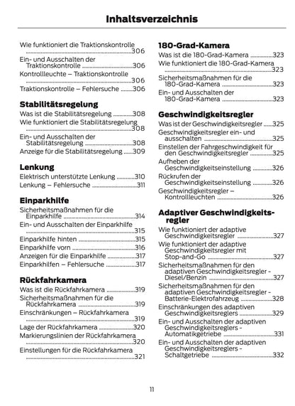 2024-2025 Ford Tourneo Courier/Transit Courier Owner's Manual | German