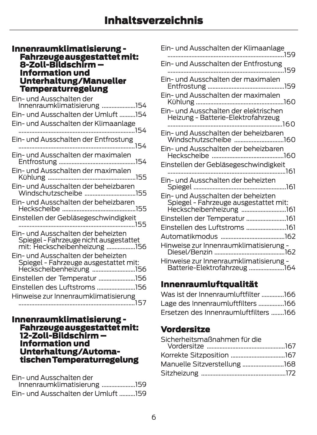 2024-2025 Ford Tourneo Courier/Transit Courier Owner's Manual | German