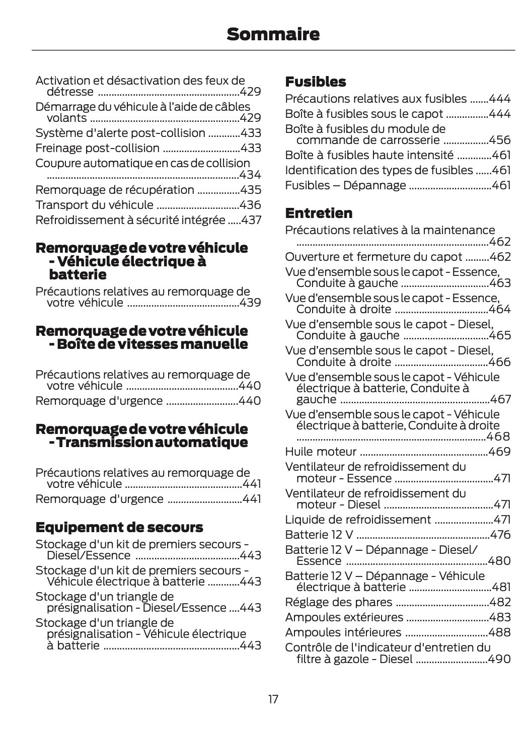 2024-2025 Ford Tourneo Courier/Transit Courier Manuel du propriétaire | Français