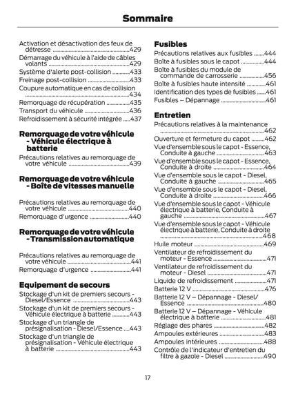 2024-2025 Ford Tourneo Courier/Transit Courier Manuel du propriétaire | Français