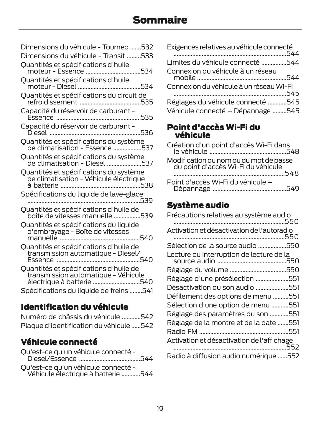 2024-2025 Ford Tourneo Courier/Transit Courier Manuel du propriétaire | Français