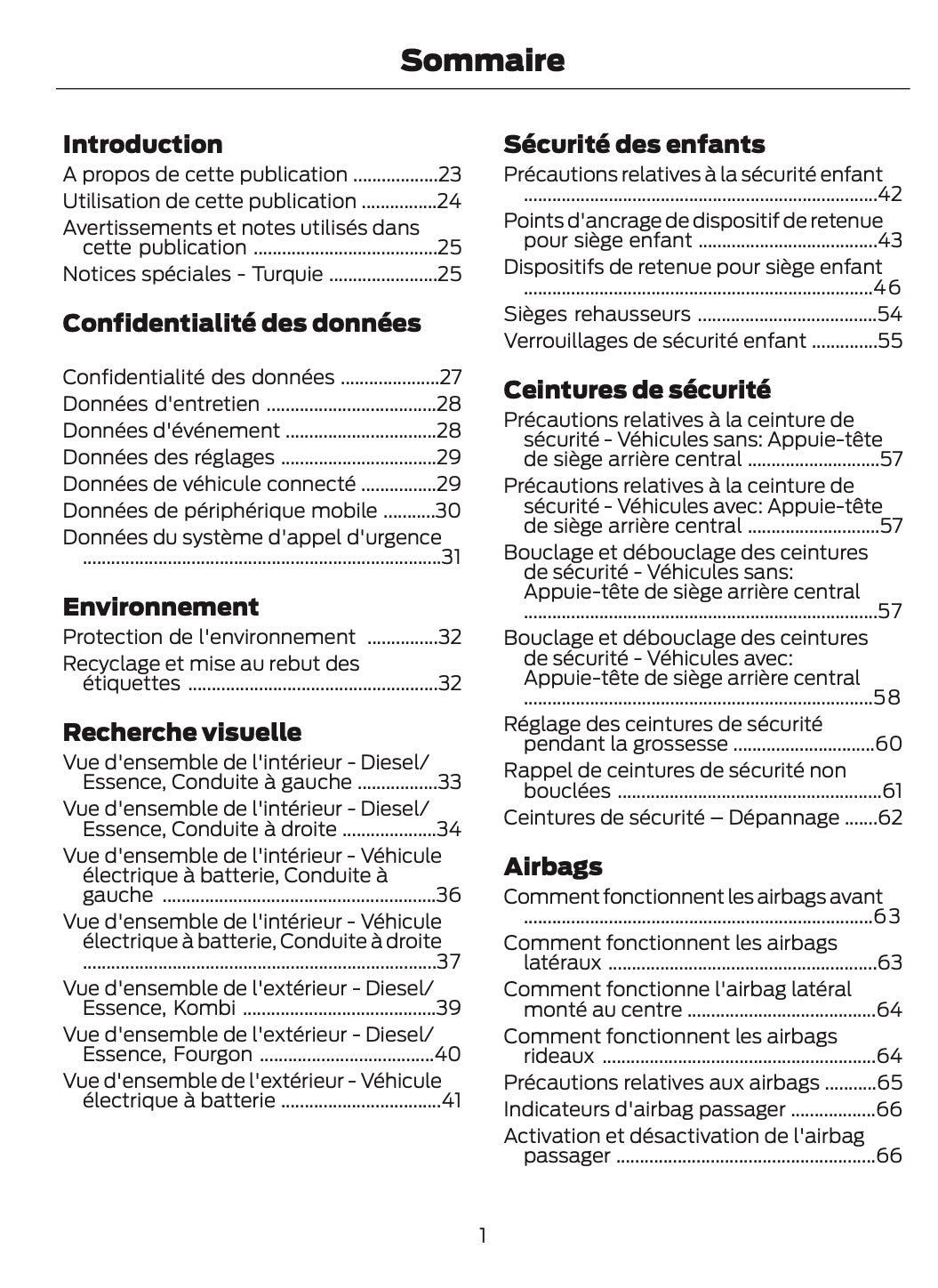 2024-2025 Ford Tourneo Courier/Transit Courier Manuel du propriétaire | Français