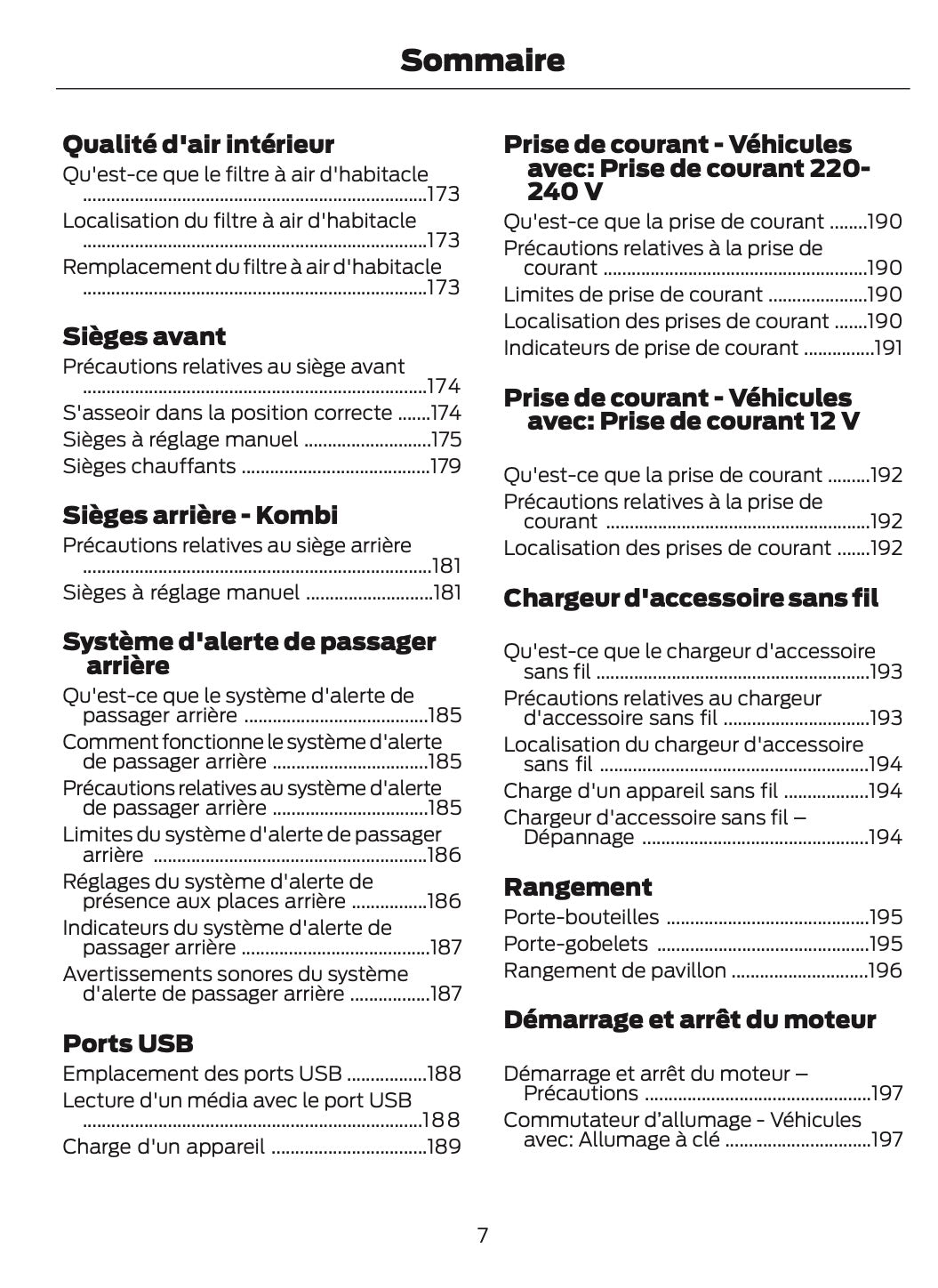 2024-2025 Ford Tourneo Courier/Transit Courier Manuel du propriétaire | Français