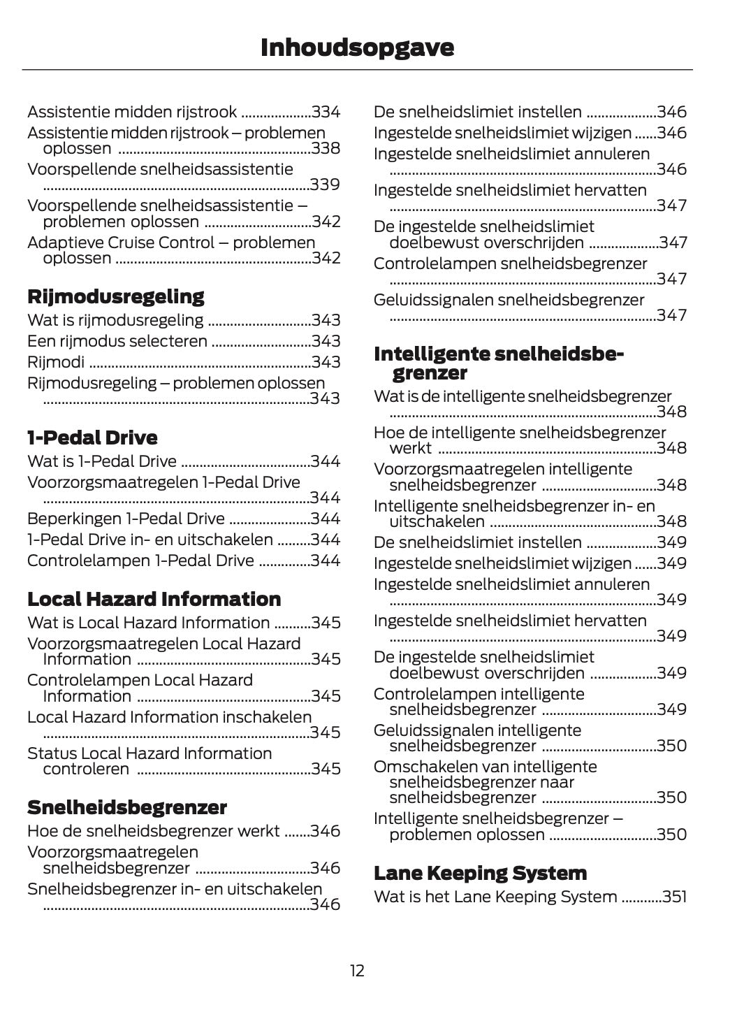 2024-2025 Ford Tourneo Courier/Transit Courier Gebruikershandleiding | Nederlands