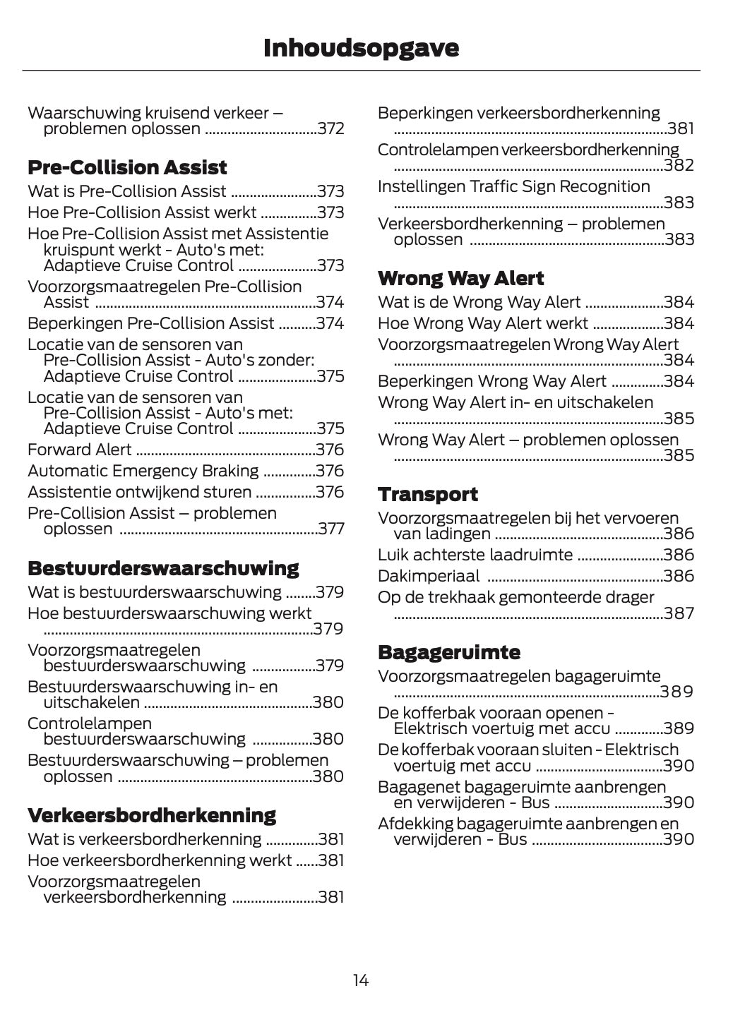 2024-2025 Ford Tourneo Courier/Transit Courier Gebruikershandleiding | Nederlands