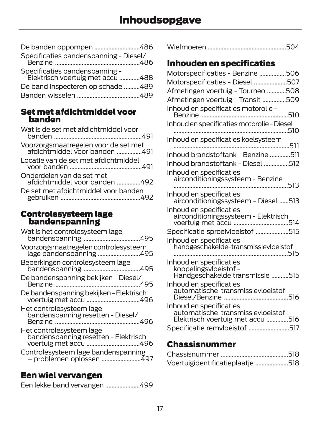 2024-2025 Ford Tourneo Courier/Transit Courier Gebruikershandleiding | Nederlands