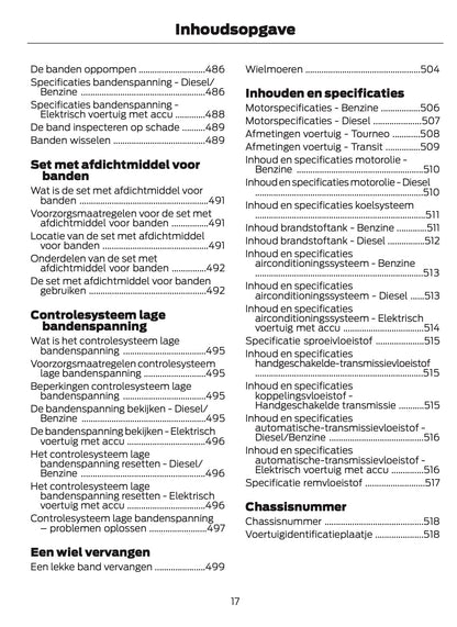 2024-2025 Ford Tourneo Courier/Transit Courier Gebruikershandleiding | Nederlands