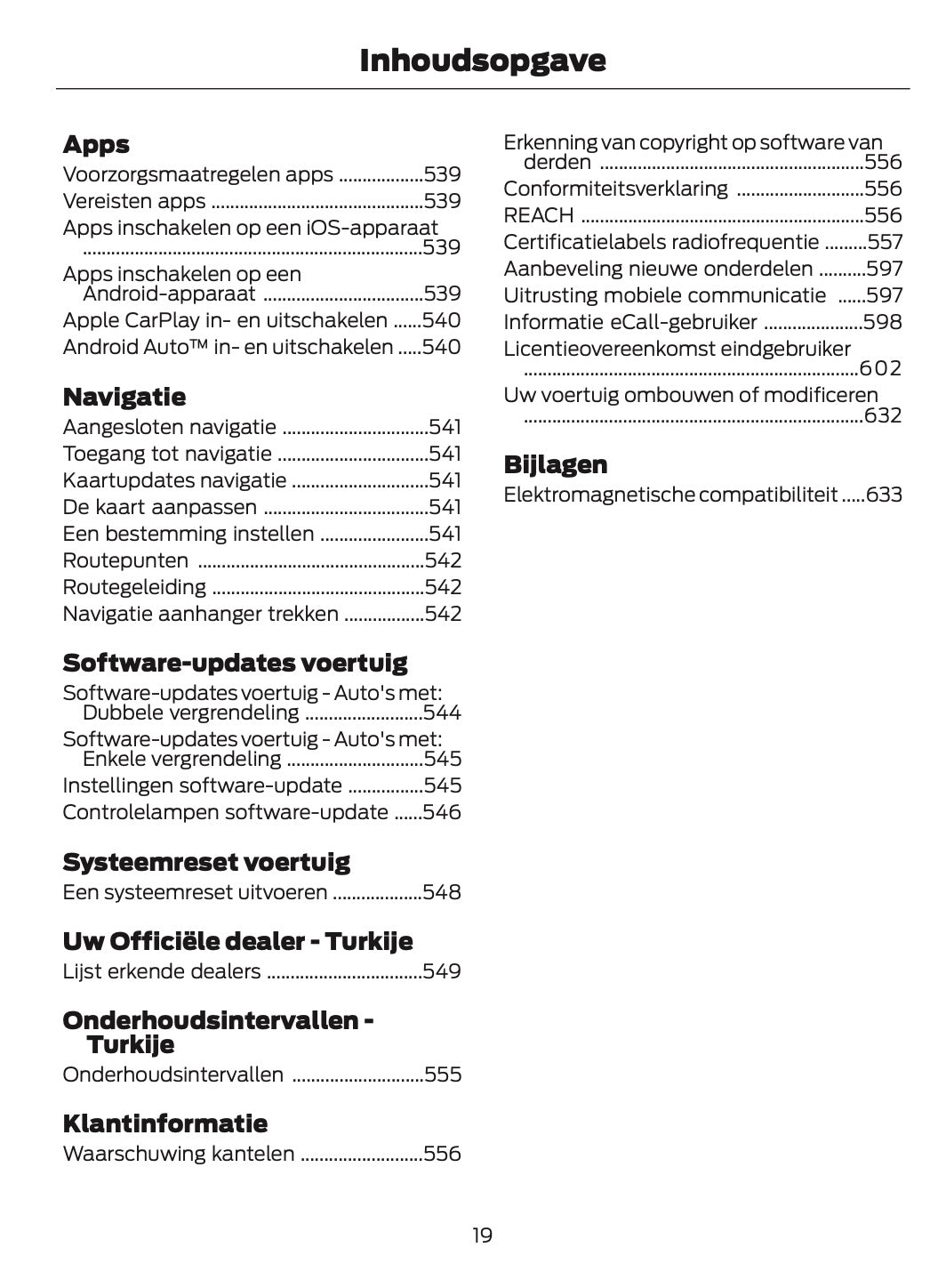 2024-2025 Ford Tourneo Courier/Transit Courier Gebruikershandleiding | Nederlands