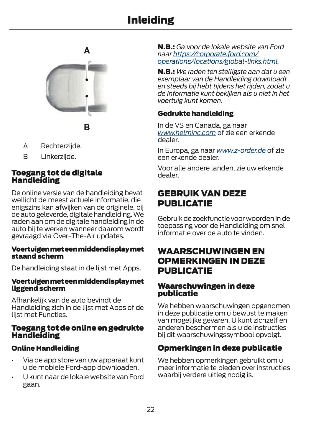 2024-2025 Ford Tourneo Courier/Transit Courier Gebruikershandleiding | Nederlands