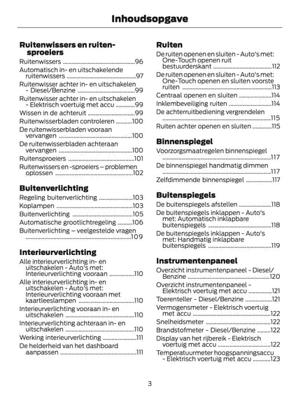 2024-2025 Ford Tourneo Courier/Transit Courier Gebruikershandleiding | Nederlands
