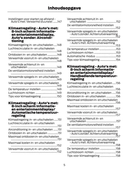 2024-2025 Ford Tourneo Courier/Transit Courier Gebruikershandleiding | Nederlands