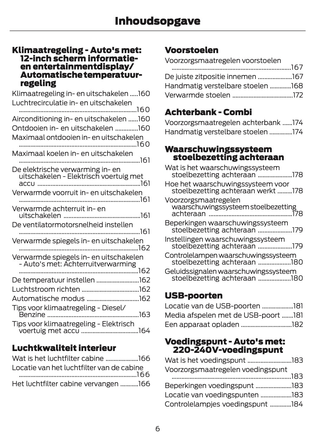 2024-2025 Ford Tourneo Courier/Transit Courier Gebruikershandleiding | Nederlands
