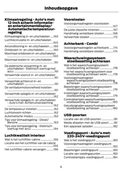 2024-2025 Ford Tourneo Courier/Transit Courier Gebruikershandleiding | Nederlands