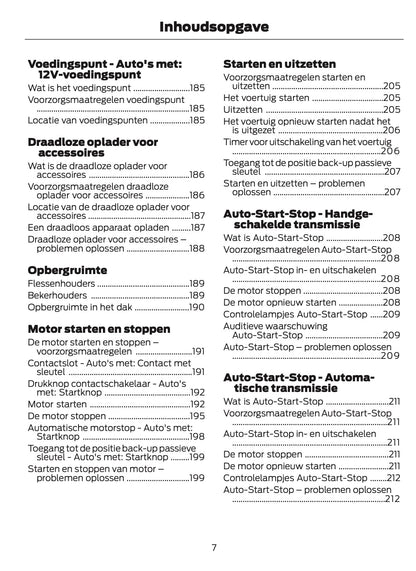 2024-2025 Ford Tourneo Courier/Transit Courier Gebruikershandleiding | Nederlands