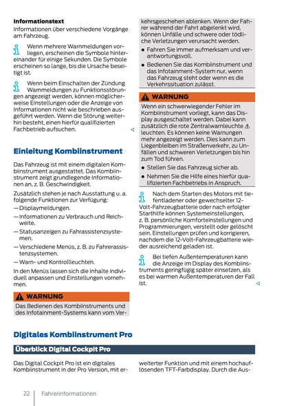 2025 Ford Tourneo Connect/Transit Connect Owner's Manual | German