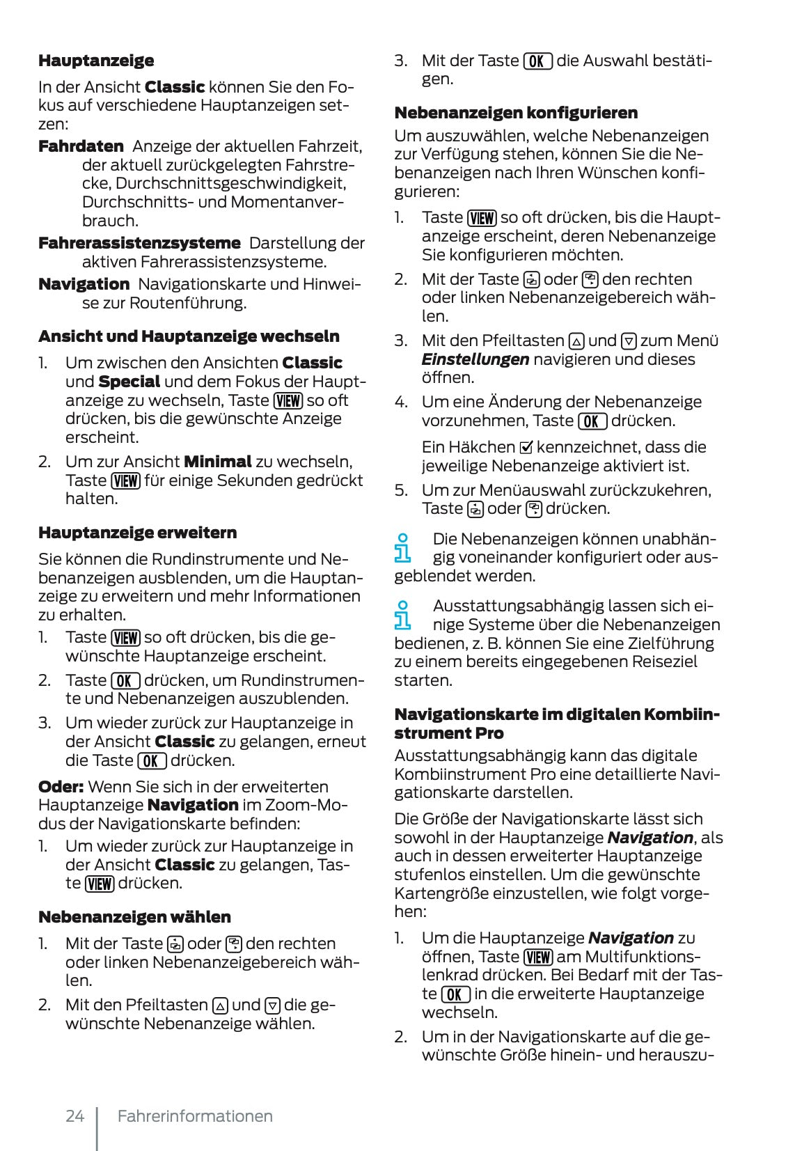 2025 Ford Tourneo Connect/Transit Connect Owner's Manual | German