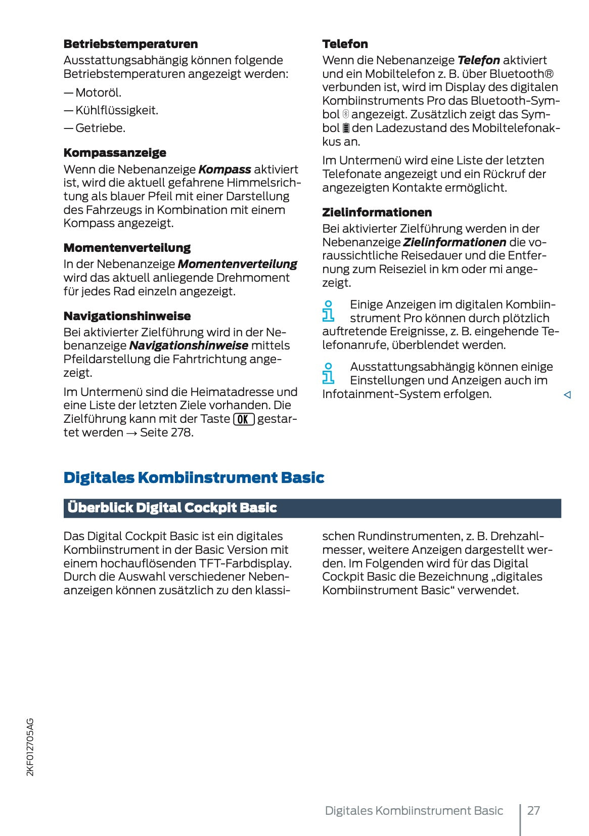 2025 Ford Tourneo Connect/Transit Connect Owner's Manual | German