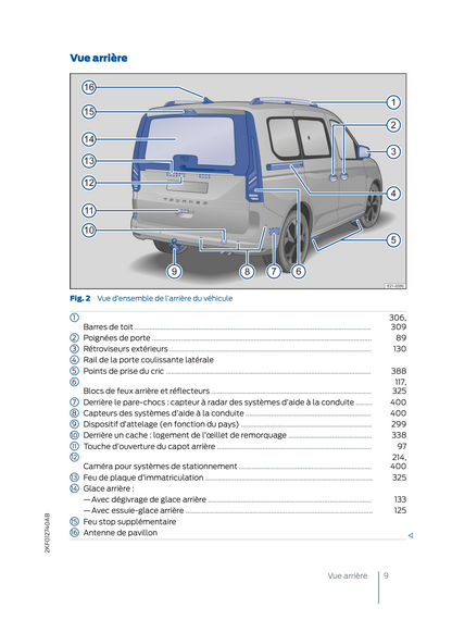 2022 Ford Tourneo Connect Manuel du propriétaire | Français