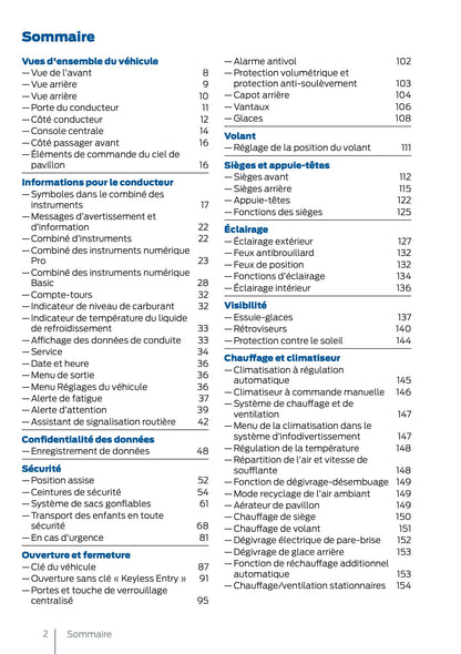 2025 Ford Tourneo Connect/Transit Connect Manuel du propriétaire | Français