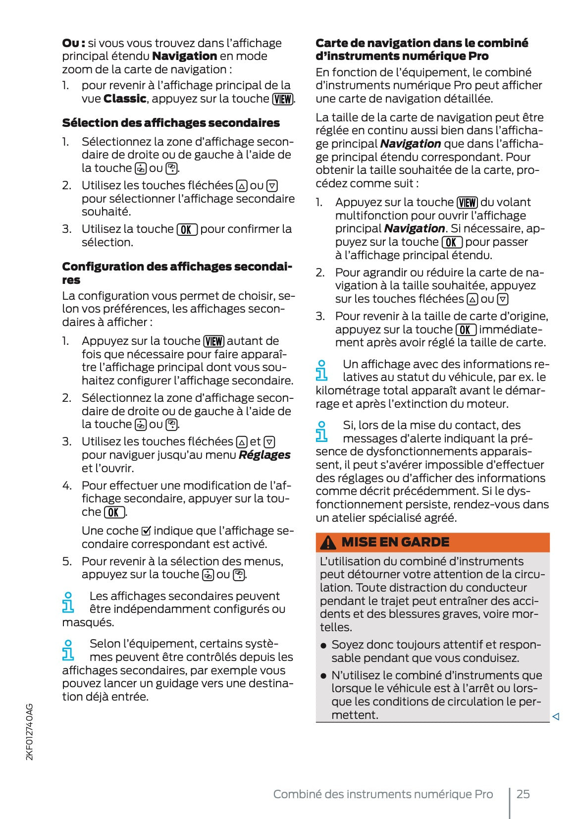 2025 Ford Tourneo Connect/Transit Connect Manuel du propriétaire | Français