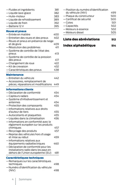 2025 Ford Tourneo Connect/Transit Connect Manuel du propriétaire | Français