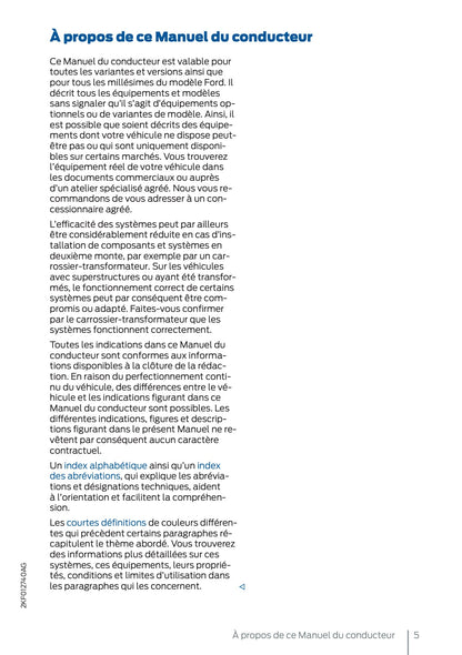 2025 Ford Tourneo Connect/Transit Connect Manuel du propriétaire | Français