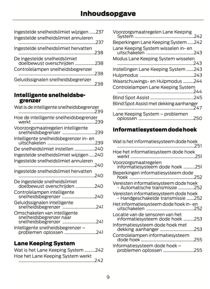 2024 Ford Tourneo Courier/Transit Courier Owner's Manual | Dutch