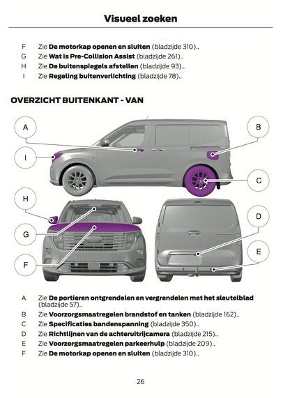 2024 Ford Tourneo Courier/Transit Courier Owner's Manual | Dutch