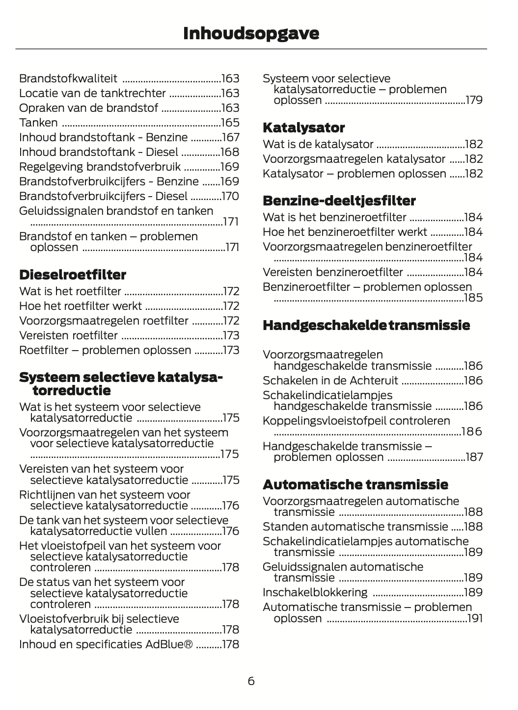 2024 Ford Tourneo Courier/Transit Courier Owner's Manual | Dutch