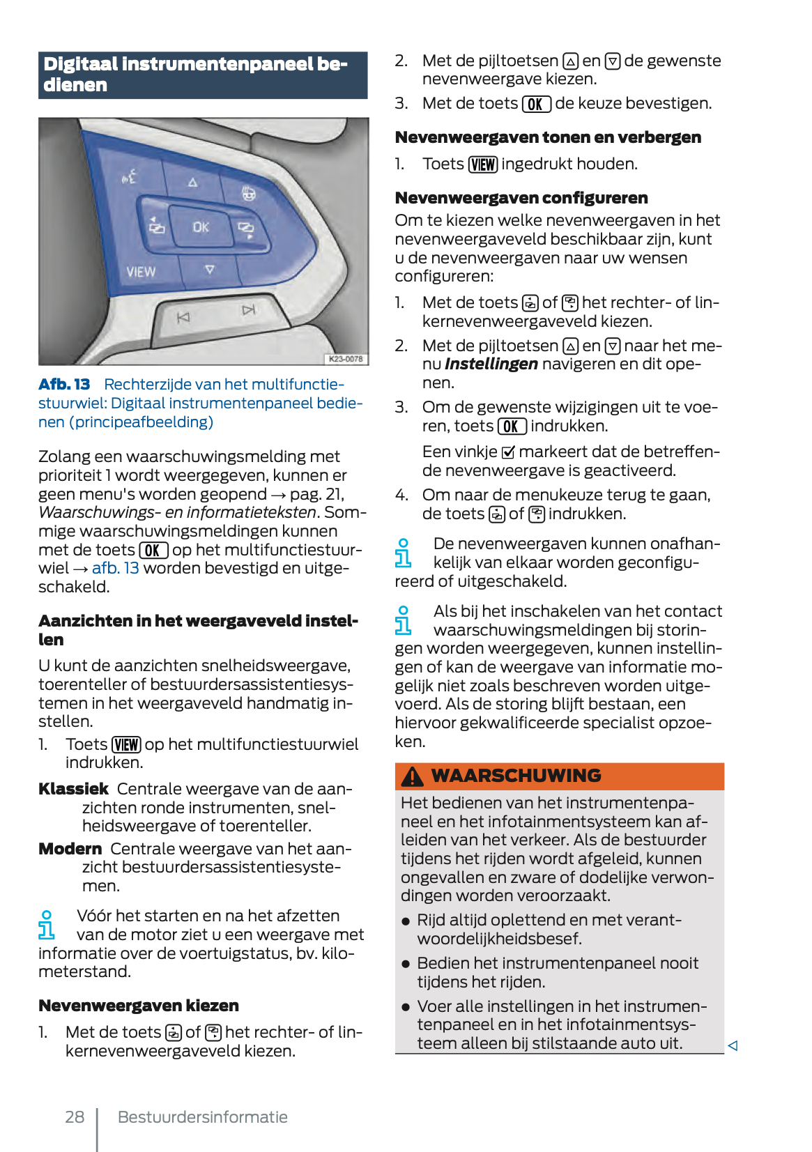 2024 Ford Tourneo Connect/Transit Connect Gebruikershandleiding | Nederlands